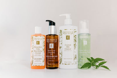 How to Double Cleanse with Eminence Organic Skin Care Products