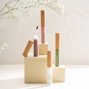 Elate Cosmetics Create Collection on display blocks