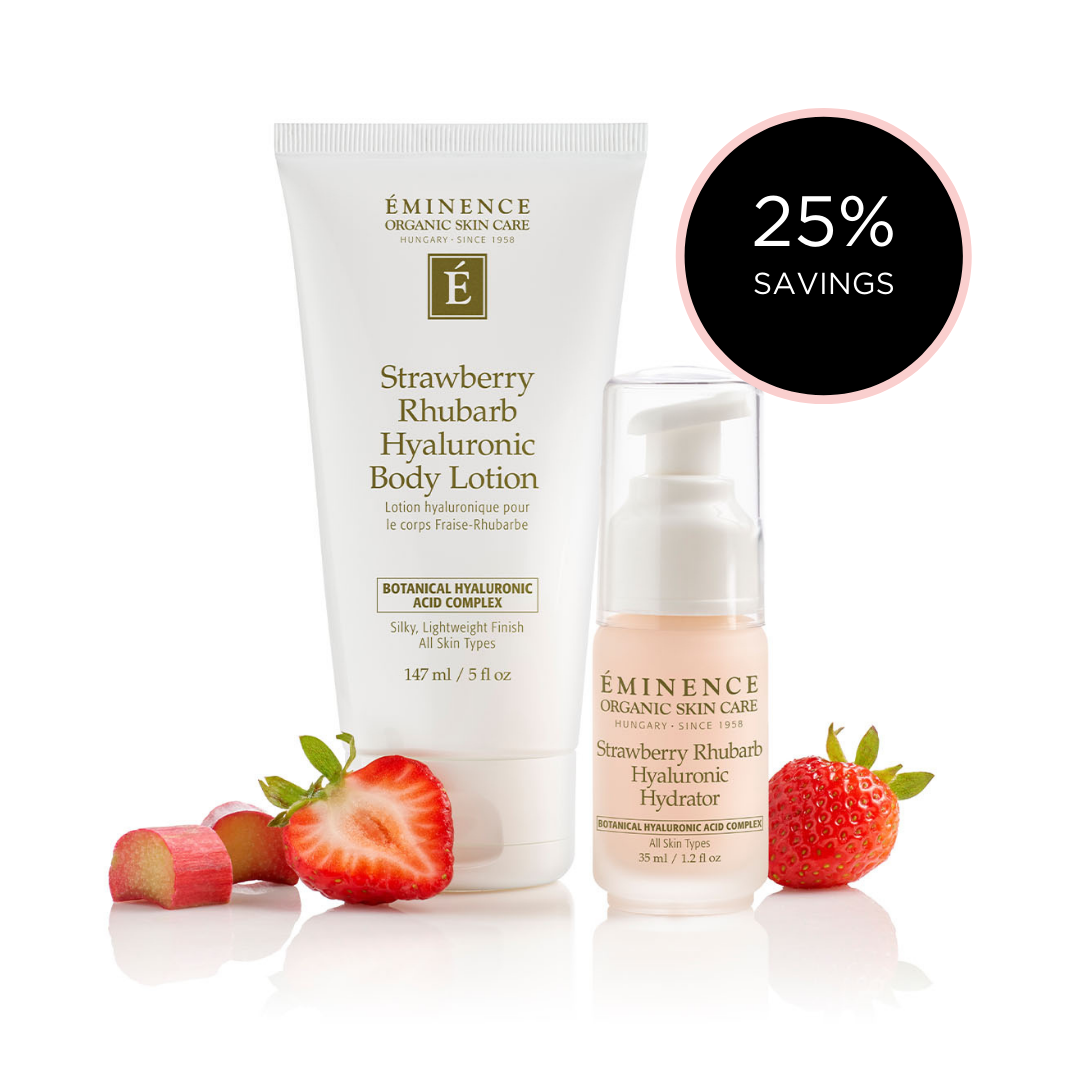 Strawberry Rhubarb Hyaluronic NEW LAUNCH Bundle - Radiance Clean Beauty