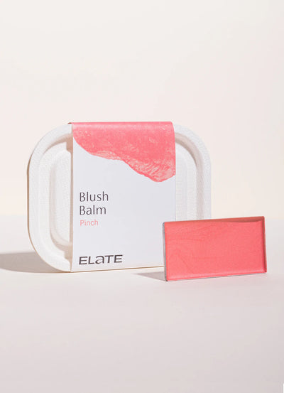 Elate Cosmetics Blush Balm with packaging and pan