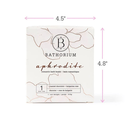 Bathorium Aphrodite bath bomb box